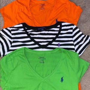 3 Polo Ralph Lauren women’s tee shirts
